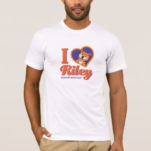 Manar mig "hjärta" Riley T-tröja Tee