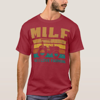 Manar MILF Man I Kärlek Farming Funny Farmer Gift T Shirt