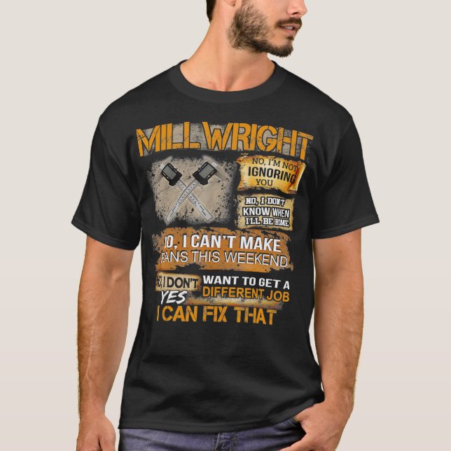 Manar Millwright Ja, jag kan se att  T Shirt (Framsida)