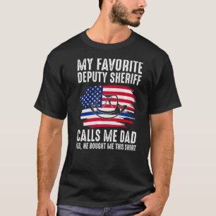 Manar Min biträdande sheriffen kallar mig Pappa bi T Shirt