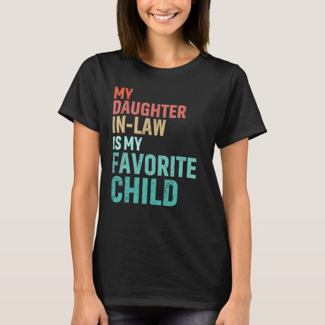 Manar min dotter i juridik är min favoritbarnfader t shirt (Framsida)