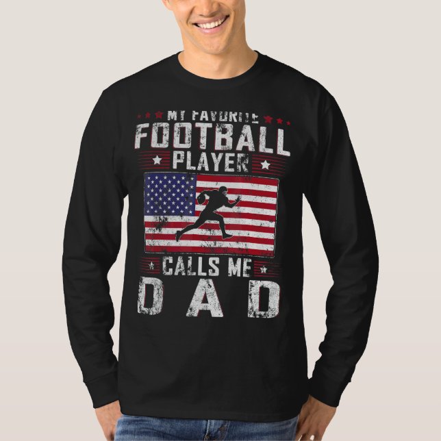 Manar Min favoritfotbollspelare heter Pappa Fath T Shirt (Framsida)