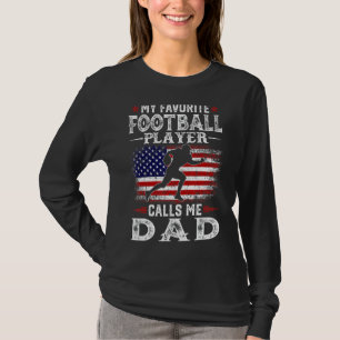 Manar Min favoritfotbollspelare heter Pappa USA T Shirt