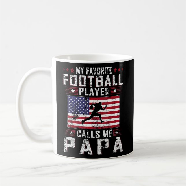 Manar Min favoritfotbollsspelare kallar mig Pappa  Kaffemugg (Vänster)
