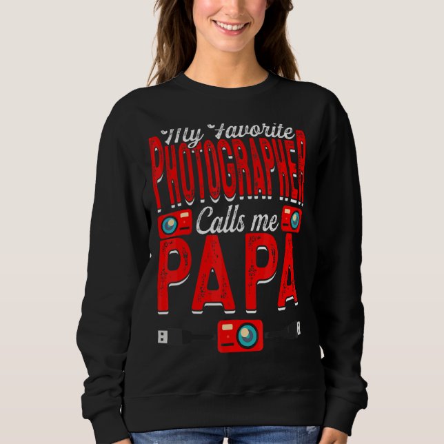 Manar Min favoritfotograf anropar mig Pappa Camera T Shirt (Framsida)
