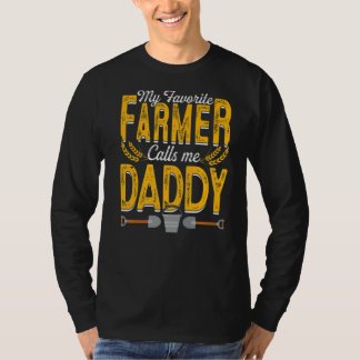 Manar Min favoritjordbrukare kallar mig pappa Farm T Shirt