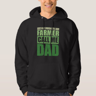 Manar Min favoritjordbrukare kallar mig Pappa Fars Hoodie