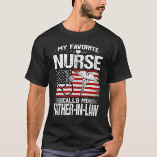 Manar Min favoritsjuksköterska kallar mig Far i ju T Shirt