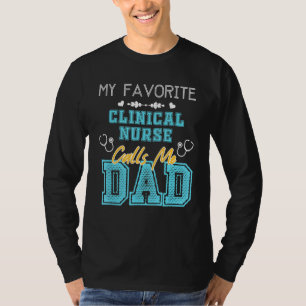 Manar Min favoritsjuksköterska kallar mig Pappa Fa T Shirt