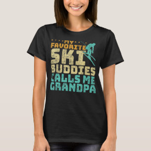 Manar Min favoritski-buddis kallar mig Grandpa Ski T Shirt