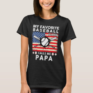 Manar Min favoritspelare i basket kallar mig Pappa T Shirt