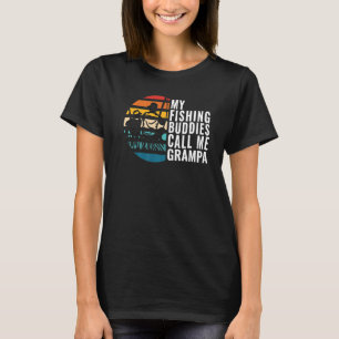 Manar Min fiskeledare kallar mig Grampa Fisherman T Shirt