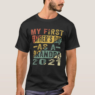 Manar Min första Far-dag som farfar 2021 Vinta T Shirt