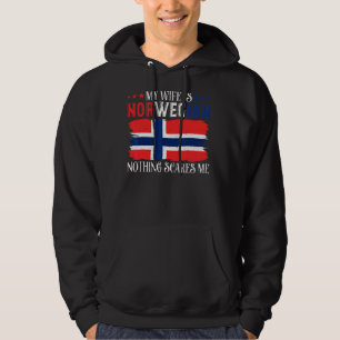 Manar Min fru är norsk inget Skrämmer mig Husba Hoodie
