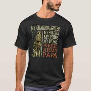 Manar Min mordotter Min soldat Hero Proud Army P T Shirt