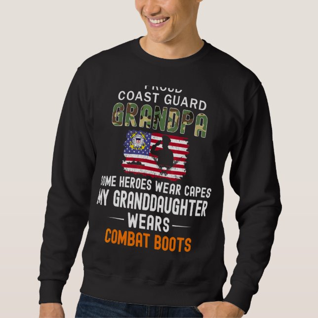 Manar Min mordotters Bära Kambat Boots Proud Coas Lång Ärmad Tröja (Framsida)