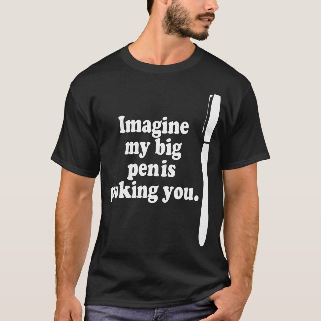 Manar Min penna är rå skjorta T Shirt (Framsida)