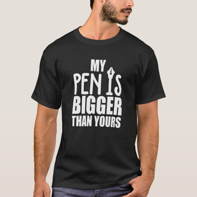 Manar Min penna är större än din Premium T Shirt (Framsida)