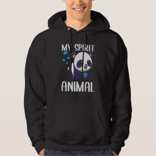 Manar Min sprit Panda I Kärlek Pappa Heart Valen Hoodie