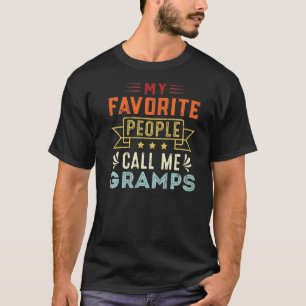 Manar Mina favoriter kallar mig Gramps Retro Fath T Shirt