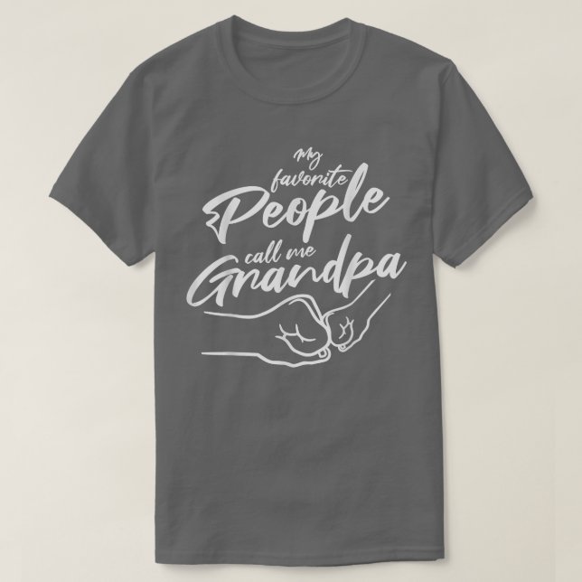 Manar Mina favoriter kallar mig morfar  T Shirt (Design framsida)