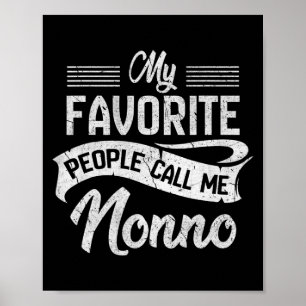 Manar Mina favoriter kallar mig Nonno-fonny Poster