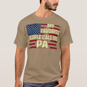 Manar Mina favoriter kallar mig Pa Fars dag T Shirt
