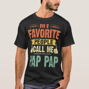 Manar Mina favoriter kallar mig Pap Pap-Vintage Fa T Shirt
