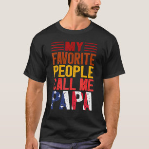 Manar Mina favoriter kallar mig Pappa Fars dag 2 T Shirt
