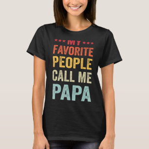 Manar Mina favoriter kallar mig Pappa Fars dag T Shirt