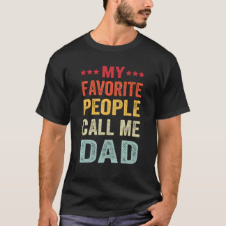 Manar Mina favoriter kallar mig Pappa Fars dag T Shirt