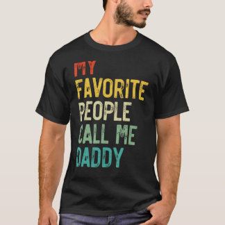 Manar Mina favoriter kallar mig pappa Fars dag T Shirt
