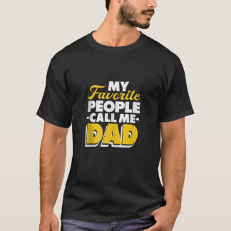 Manar Mina favoriter kallar mig Pappa Funny Far T Shirt