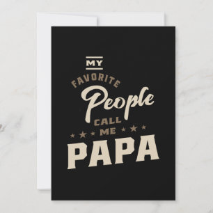 Manar Mina favoriter kallar mig Pappa Gift Tack Kort