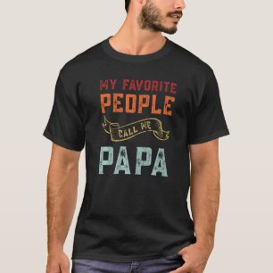 Manar Mina favoriter kallar mig Pappa Humor Far T Shirt
