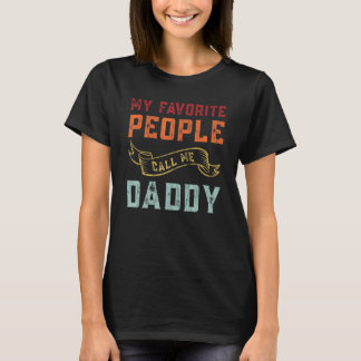 Manar Mina favoriter kallar mig pappa Humor Fathe T Shirt