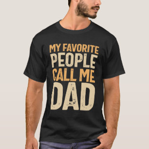 Manar Mina favoriter kallar mig Pappa jul T Shirt