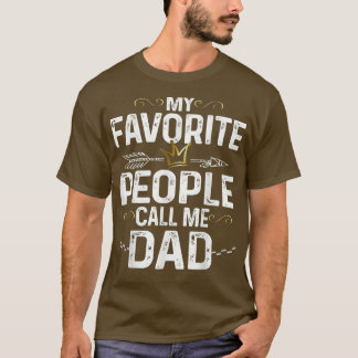 Manar Mina favoriter kallar mig Pappa Kung Krona T Shirt