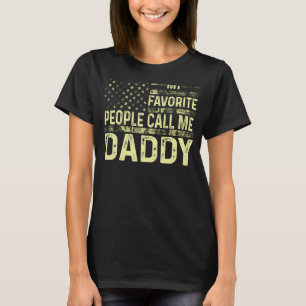 Manar Mina favoriter kallar mig pappa Usa Patrioti T Shirt
