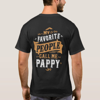 Manar Mina favoriter kallar mig Pappy Pappa Far 2 T Shirt