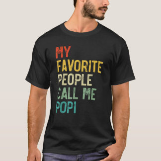 Manar Mina favoriter kallar mig Popi Far-dagen T Shirt