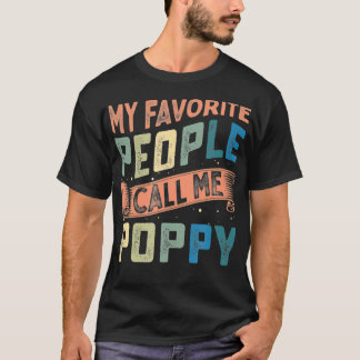 Manar Mina favoriter kallar mig Poppy Grandpa Fath T Shirt