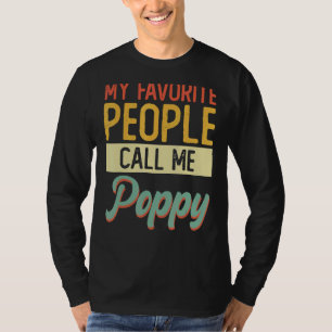 Manar Mina favoriter kallar mig Poppy Grandpa Tjoc T Shirt