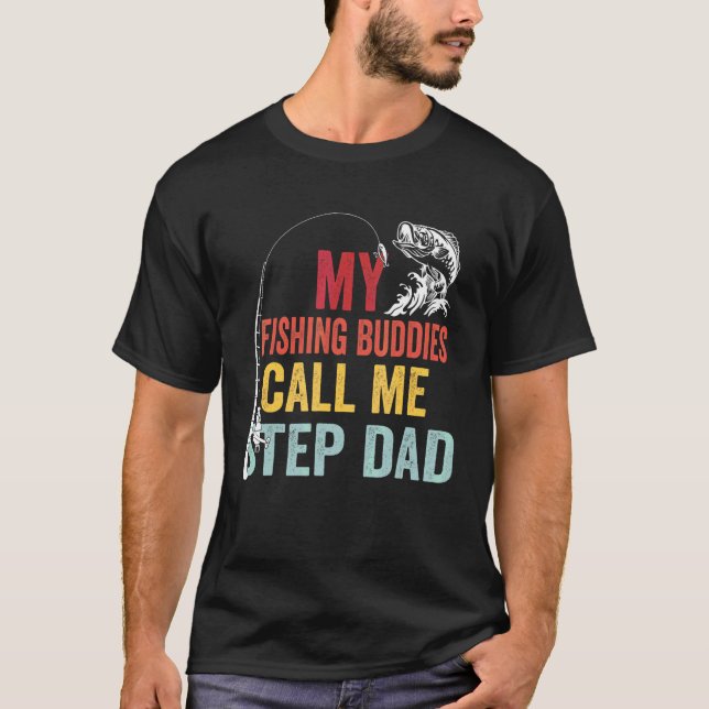 Manar Mina favoritfiskedagar kallar mig Steg Pappa T Shirt (Framsida)