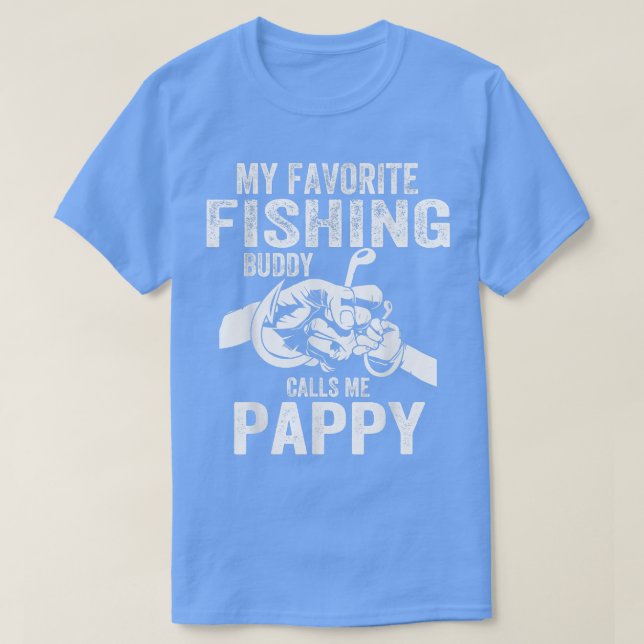 Manar Mina favoritfiskeledare kallar mig Pappy Fis T Shirt (Design framsida)