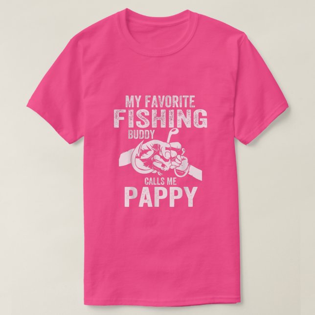 Manar Mina favoritfiskeledare kallar mig Pappy Fis T Shirt (Design framsida)