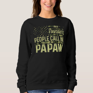 Manar Mina favoritfolk kallar mig Papaw Usa Patrio T Shirt