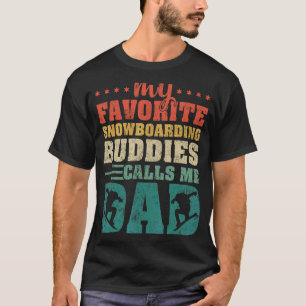 Manar Mina favoritstnowboarding Buddies kallar mig T Shirt