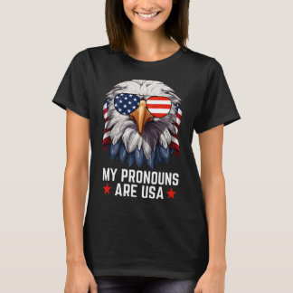 Manar mina pronouns är USA Lusnyj, 4 juli A T Shirt