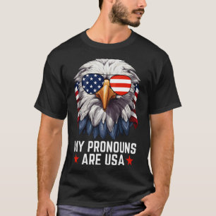 Manar mina pronouns är USA Lusnyj, 4 juli A T Shirt